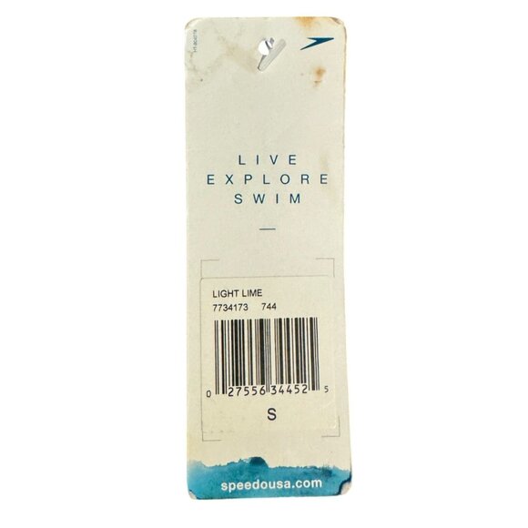 Speedo Womens Light Lime Floral Bikini Bottom Swimwear S Nylon/Lycra - Picture 5 of 6